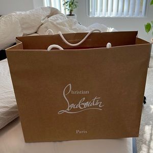 Louboutin shopping bag